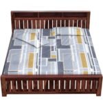 Sleepowell Furniture Sheesham Wood Bed without Storage - Image 5