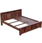 Sleepowell Furniture Sheesham Wood Bed without Storage - Image 4