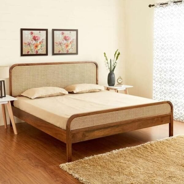 Rattan Cane Bed without Storage for Living Room and Bedroom
