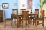 Sleepowell Latest design of Sheesham Wood 6 Seater Wooden Dining Sets for Living Room and Home