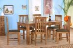 Sleepowell Latest design of Sheesham Wood 6 Seater Wooden Dining Sets for Living Room and Home - Image 2