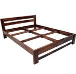 Sleepowell Furniture Sheesham Wood Wooden Cot Bed without Storage for Bed Room COD Facility Available - Image 3