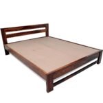 Sleepowell Furniture Sheesham Wood Wooden Cot Bed without Storage for Bed Room COD Facility Available - Image 5