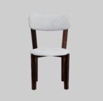 Sleepowell Sheesham Wood Wooden 4 Seater Corel Febric zebra Dining Set with 4 Chairs and One Table - Image 6