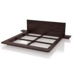 Sleepowell Furniture Sheesham Wood Wooden Low Height Platform Bed with two Bedside tables - Image 7