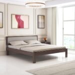 Sheesham Wood Wooden Cot Bed with Tufted Headboard without Storage for Bedroom, Living Room and Hotel - Image 2