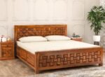 Sleepowell Sheesham Wood NWR Design Box Storage Bed for Home Bedroom and Hotel - Image 7